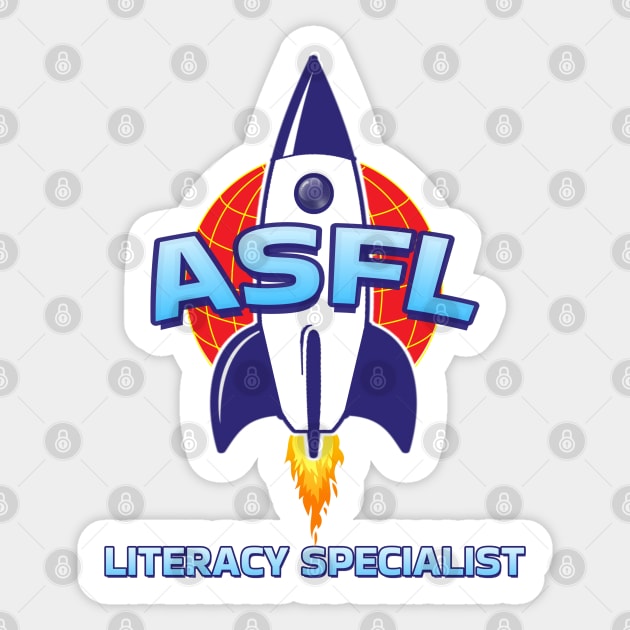 AASFL LITERACY SPECIALIST Sticker by Duds4Fun